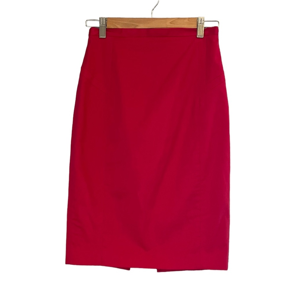 Express Design Studio Hot Pink High Waist Pencil Skirt